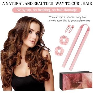 HEATLESS HAIR CURLER for Long/Medium hair
